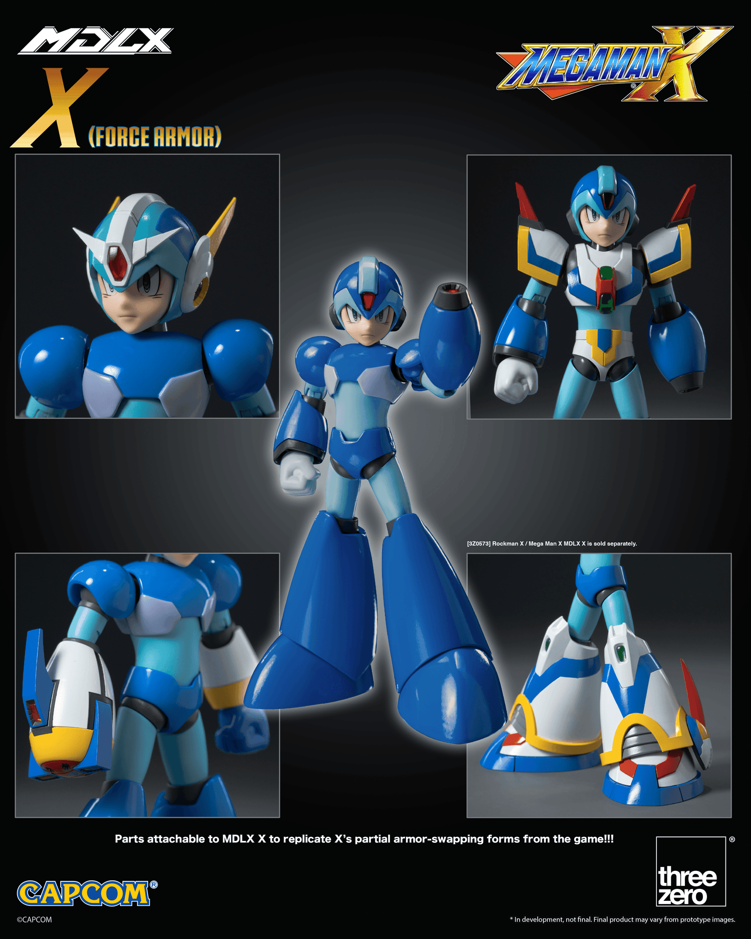 (Pre-Order)  ETA Q3 2027 -Rockman X / Mega Man X MDLX X (Force Armor)