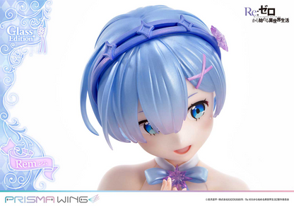 (Pre - Order) ETA Q2 2025 - Prime 1 Studio PRISMA WING Re:ZERO - Starting Life in Another World - Rem Glass Edition 1/7 Scale Pre - Painted Figure - Gundam Extra - Your BEST Gunpla Supplier