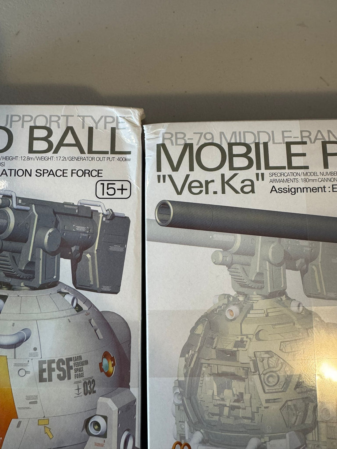 Bandai Hobby MG RGB-79 Ball Ver. Ka (2004) 1/100 (Damaged Box)