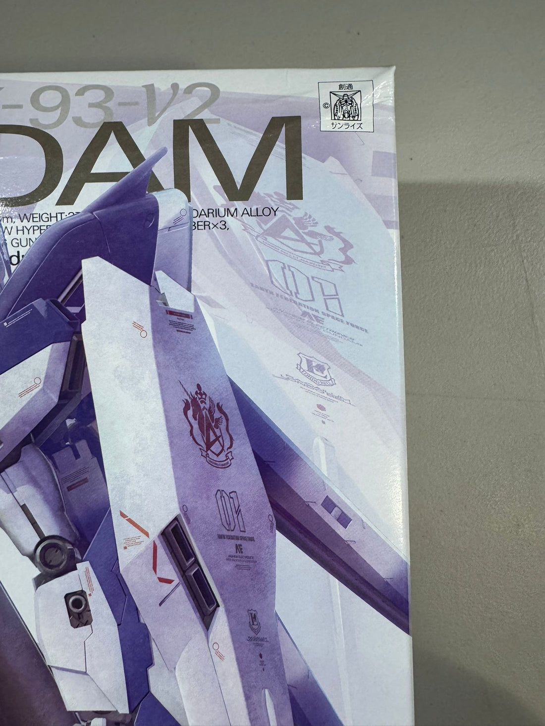 Bandai Hobby MG RX-93-v2 Hi-V (Nu) Gundam Ver.Ka  (2014) 1/100 (Damaged Box)