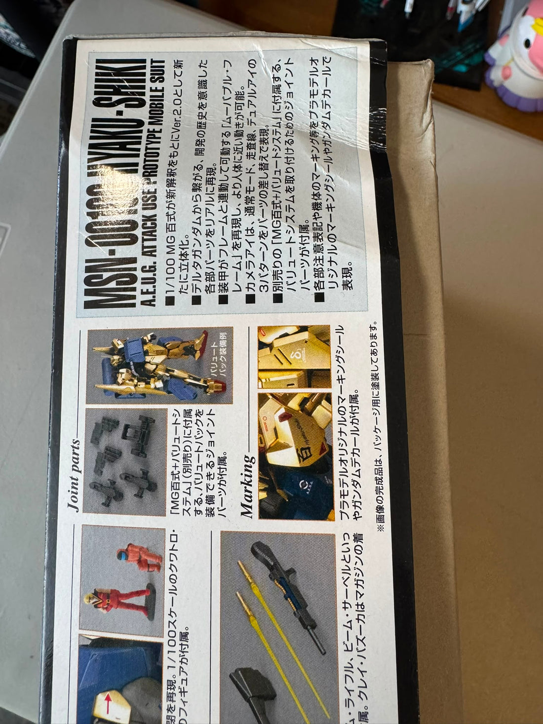 Bandai Hobby MG 1/100 Hyaku-shiki Ver 2.0 (2015) (Damaged Box)