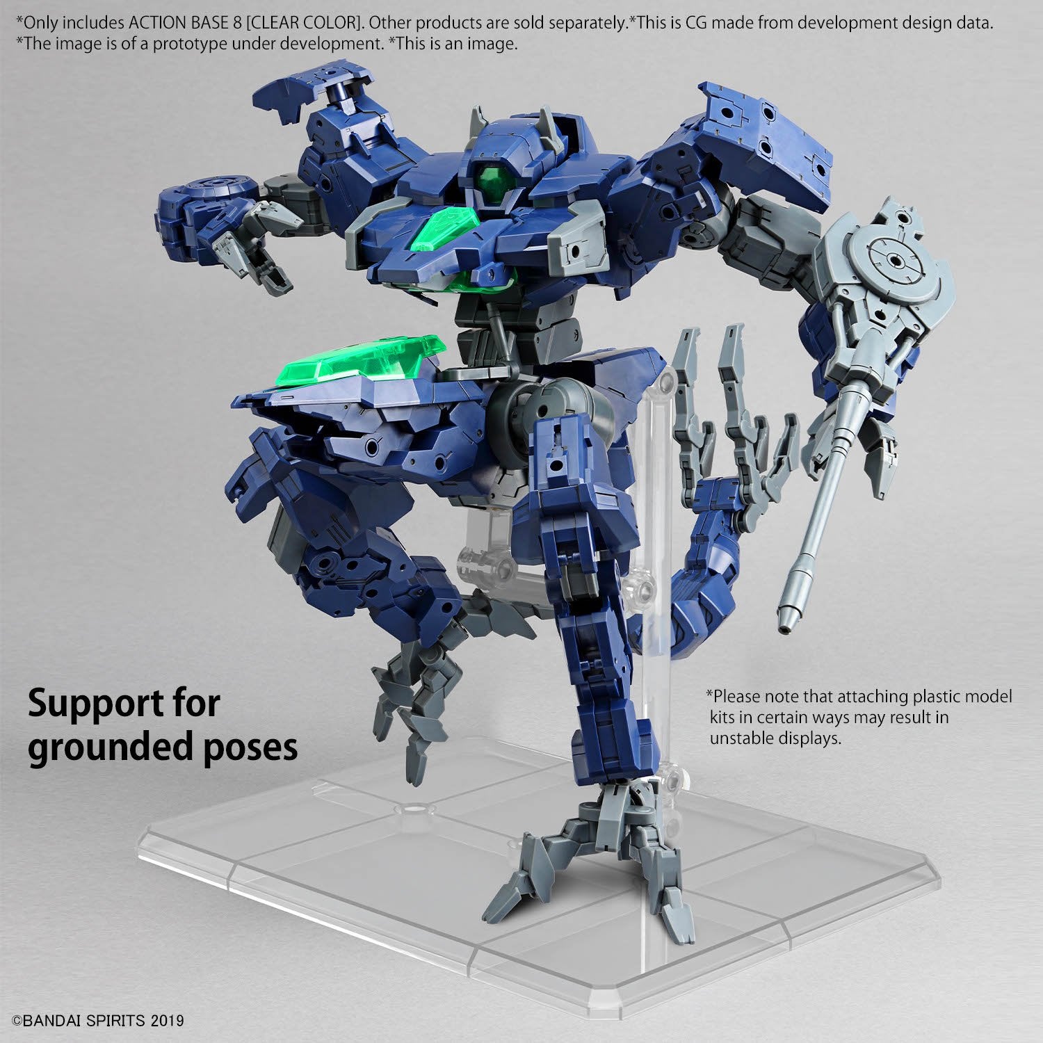 ACTION BASE 8 [CLEAR COLOR] - Gundam Extra - Your BEST Gunpla Supplier