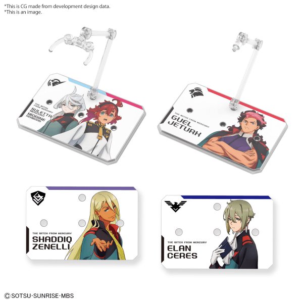 BANDAI ACTION BASE 6 [CLEAR COLOR] MOBILE SUIT GUNDAM THE WITCH FROM MERCURY STICKERS SET - Gundam Extra - Your BEST Gunpla Supplier