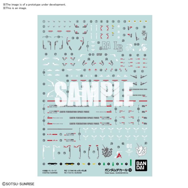 BANDAI GUNDAM DECAL132 RG 1/144 Hi - Nu GUNDAM - Gundam Extra - Your BEST Gunpla Supplier