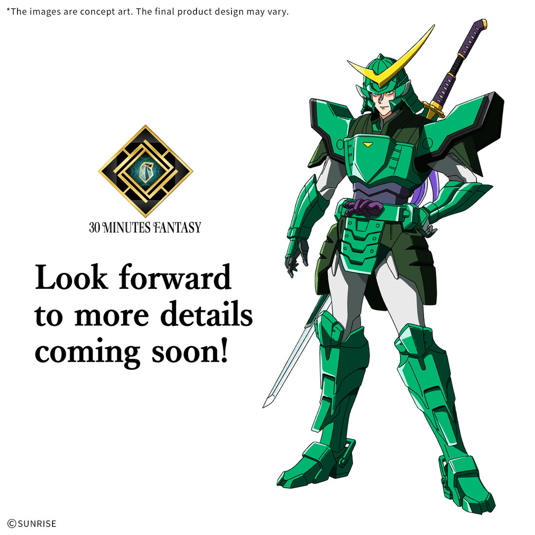 (Pre-Order)   ETA Dec-Jan 2027 30MF Yoroi-Shinden Samurai Troopers Shion of the Light