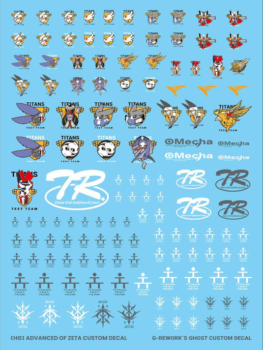 G-Rework [HG] A.O.Z CUSTOM MARK DECAL – Gundam Extra-Your BEST Gunpla ...