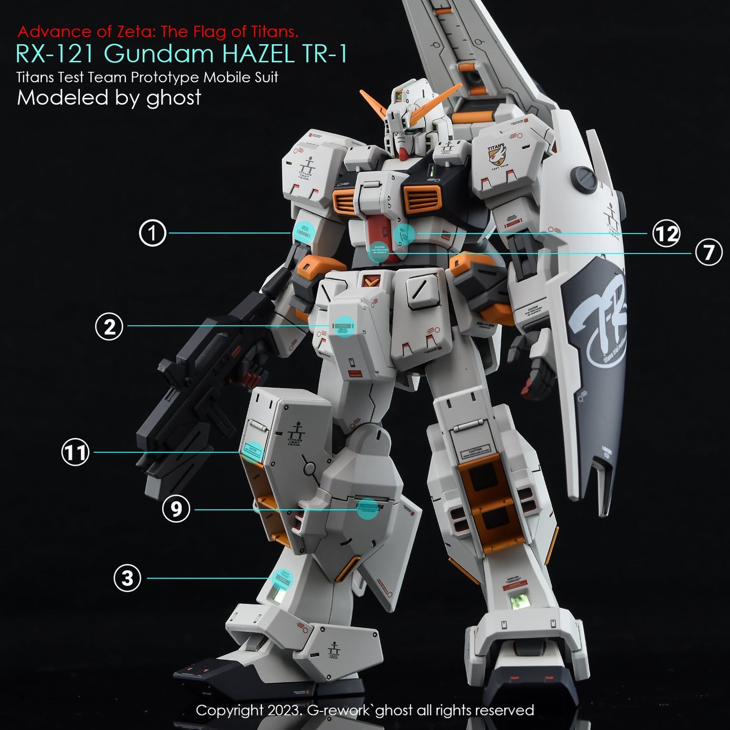 G - Rework [HG] A.O.Z. HAZEL TR - 1 CUSTOM - Gundam Extra - Your BEST Gunpla Supplier