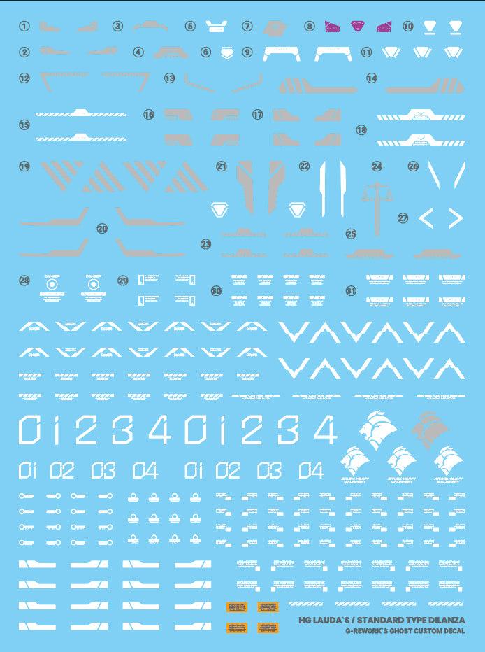G - Rework [HG] DILANZA LAUDA`S - Gundam Extra - Your BEST Gunpla Supplier