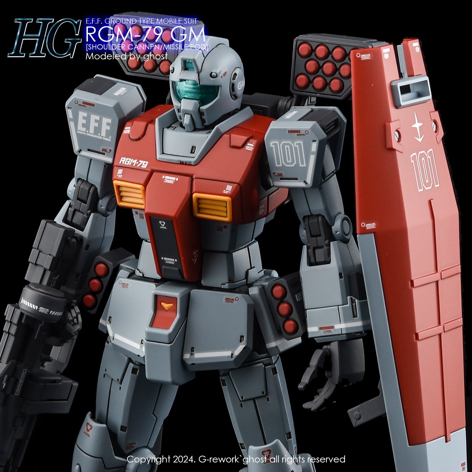 G - Rework [HG] RGM - 79 GM [MISSILE POD] - Gundam Extra - Your BEST Gunpla Supplier