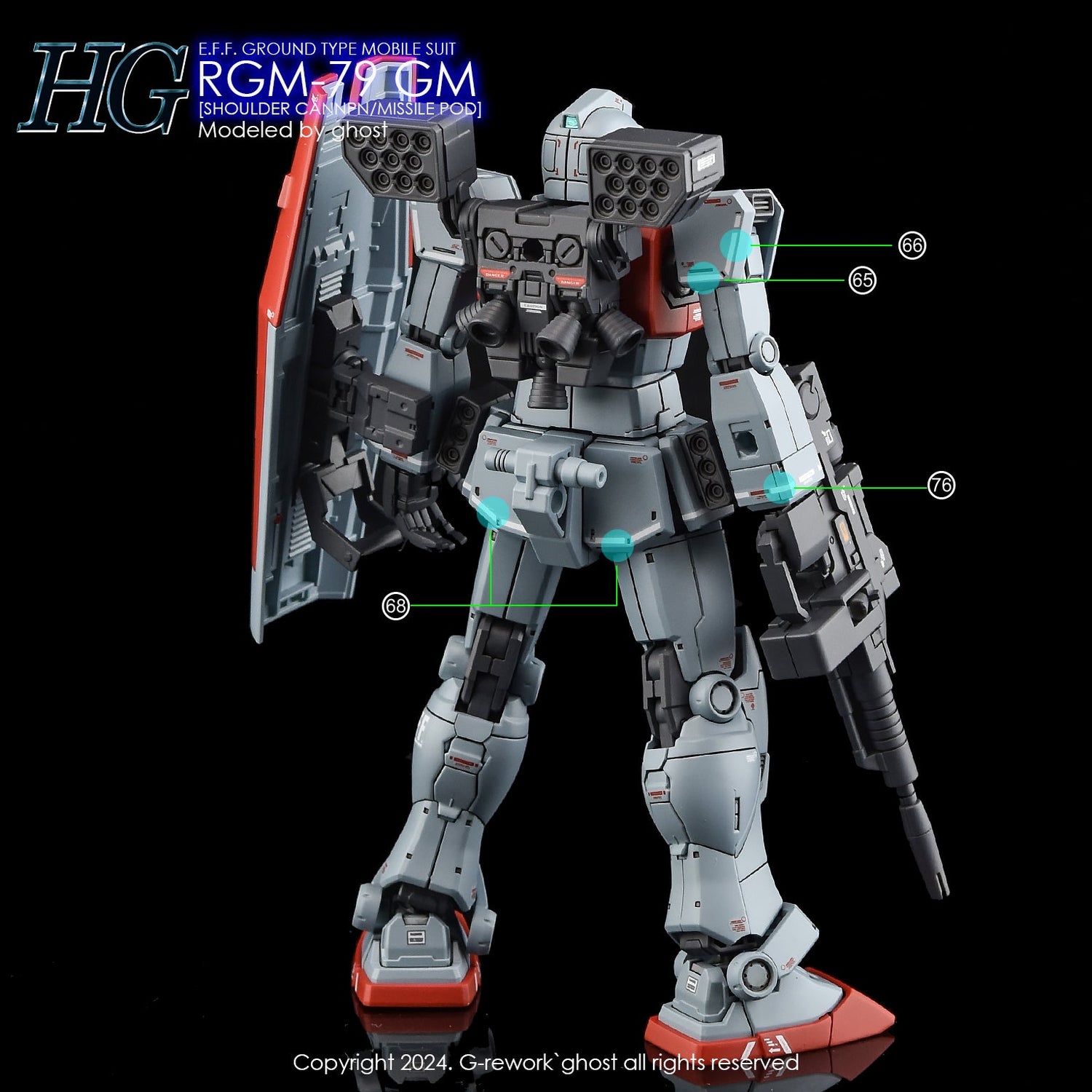 G - Rework [HG] RGM - 79 GM [MISSILE POD] - Gundam Extra - Your BEST Gunpla Supplier