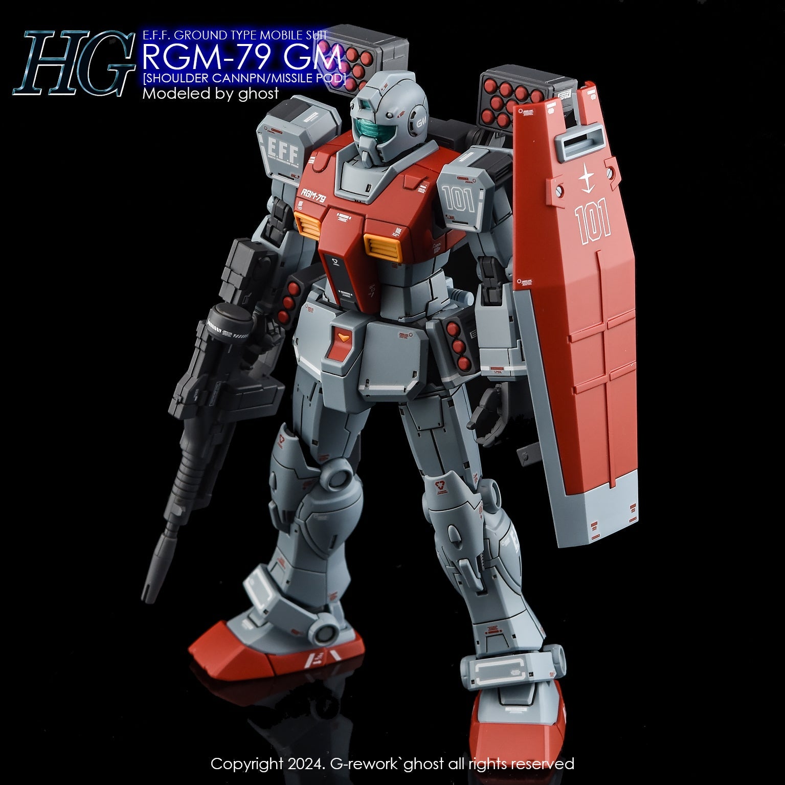 G - Rework [HG] RGM - 79 GM [MISSILE POD] - Gundam Extra - Your BEST Gunpla Supplier