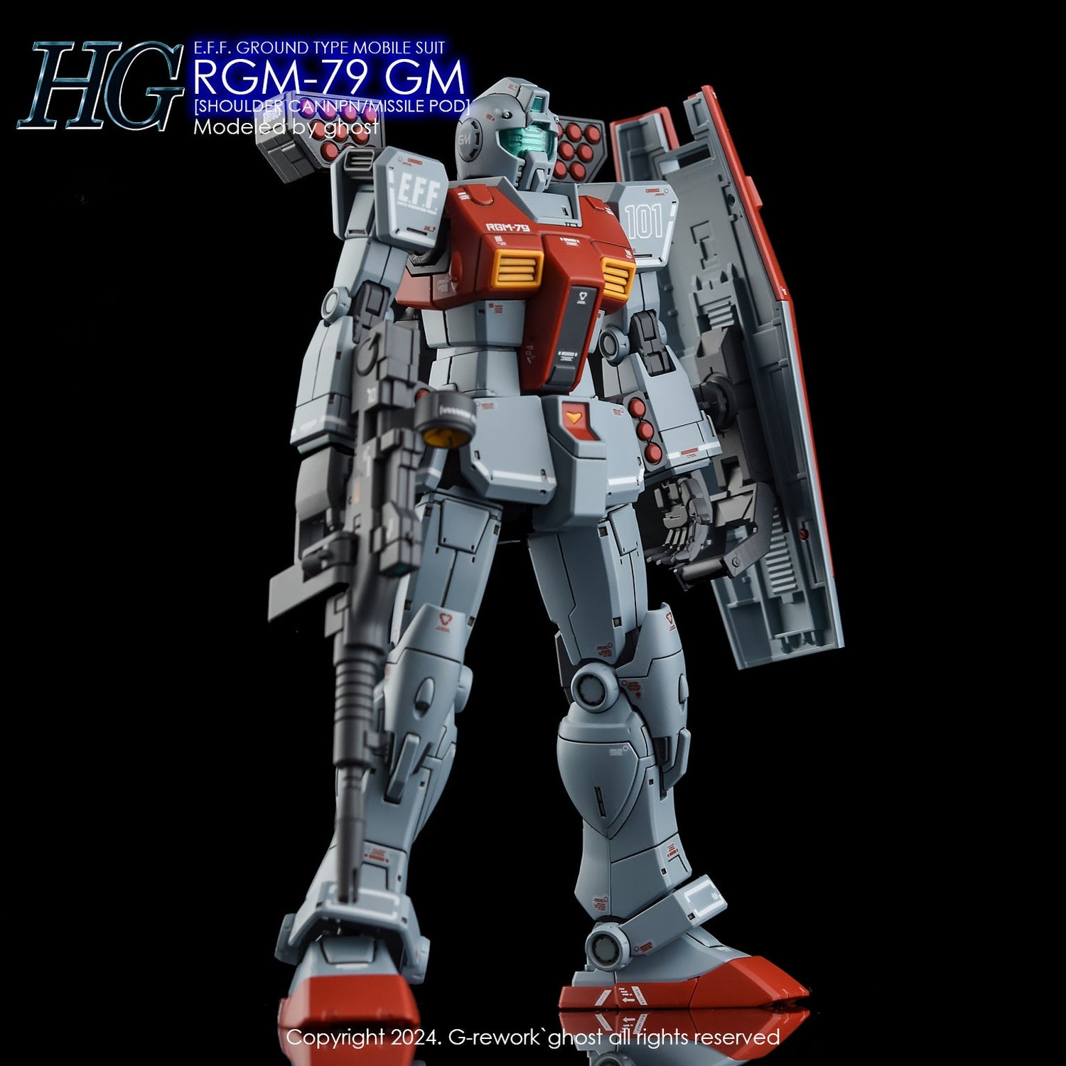 G - Rework [HG] RGM - 79 GM [MISSILE POD] - Gundam Extra - Your BEST Gunpla Supplier