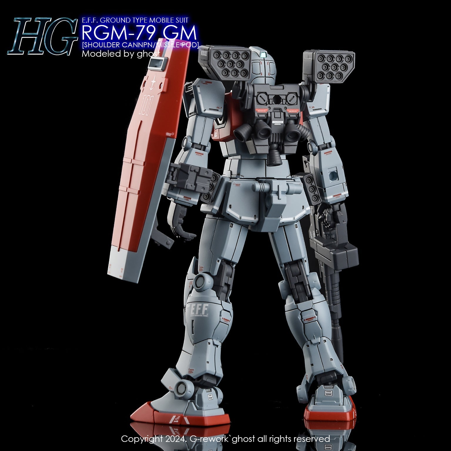 G - Rework [HG] RGM - 79 GM [MISSILE POD] - Gundam Extra - Your BEST Gunpla Supplier