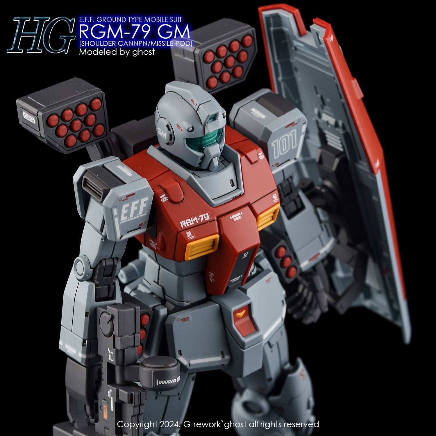 G - Rework [HG] RGM - 79 GM [MISSILE POD] - Gundam Extra - Your BEST Gunpla Supplier