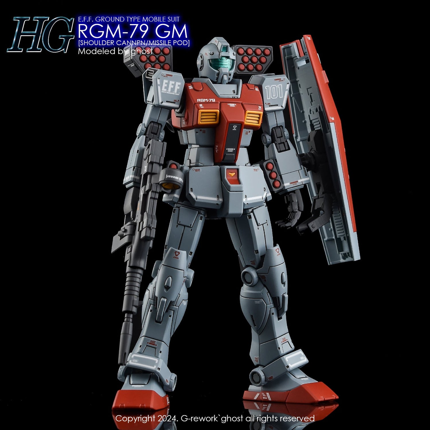 G - Rework [HG] RGM - 79 GM [MISSILE POD] - Gundam Extra - Your BEST Gunpla Supplier