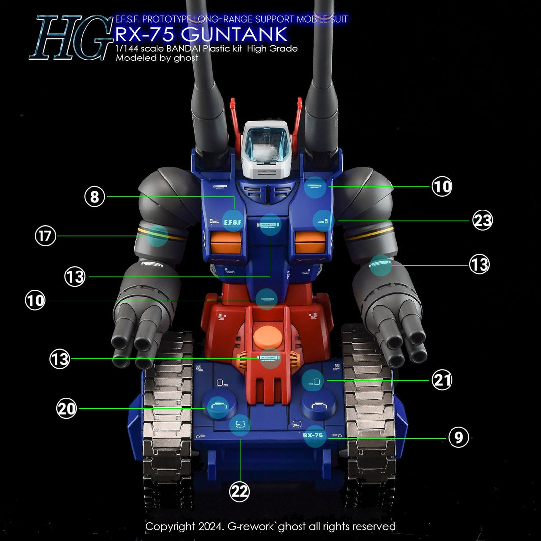 G - Rework [HG] RX - 75 GUNTANK - Gundam Extra - Your BEST Gunpla Supplier