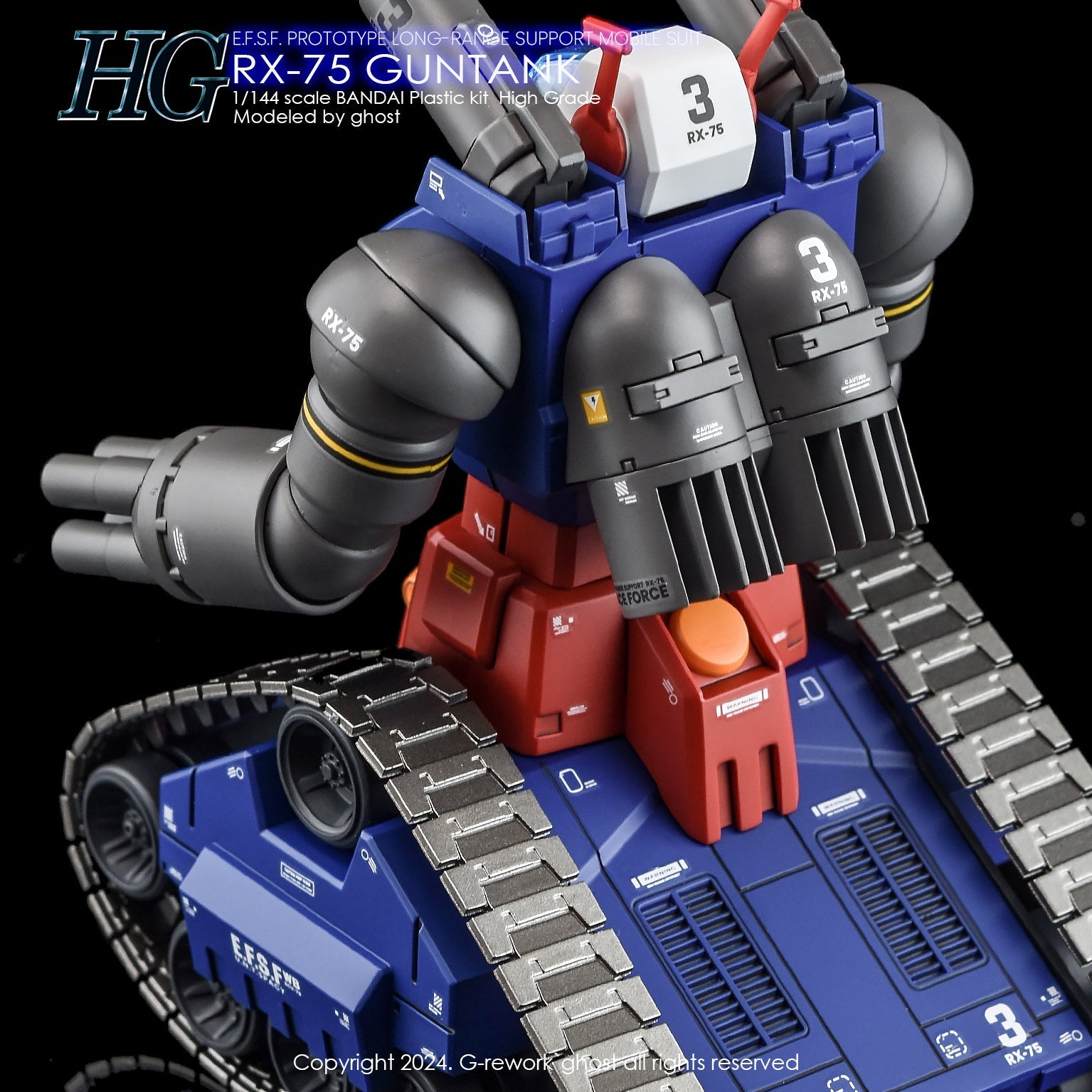 HGガンプラセット RX-75 GUNTANK 他 G-Rework [HG] RX-75 GUNTANK – Gundam Extra-Your BEST Gunpla Supplier