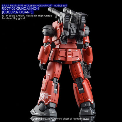 G - Rework [HG] RX - 77 - 02 GUNCANNON [ CUCURUZ DOAN`S ] - Gundam Extra - Your BEST Gunpla Supplier