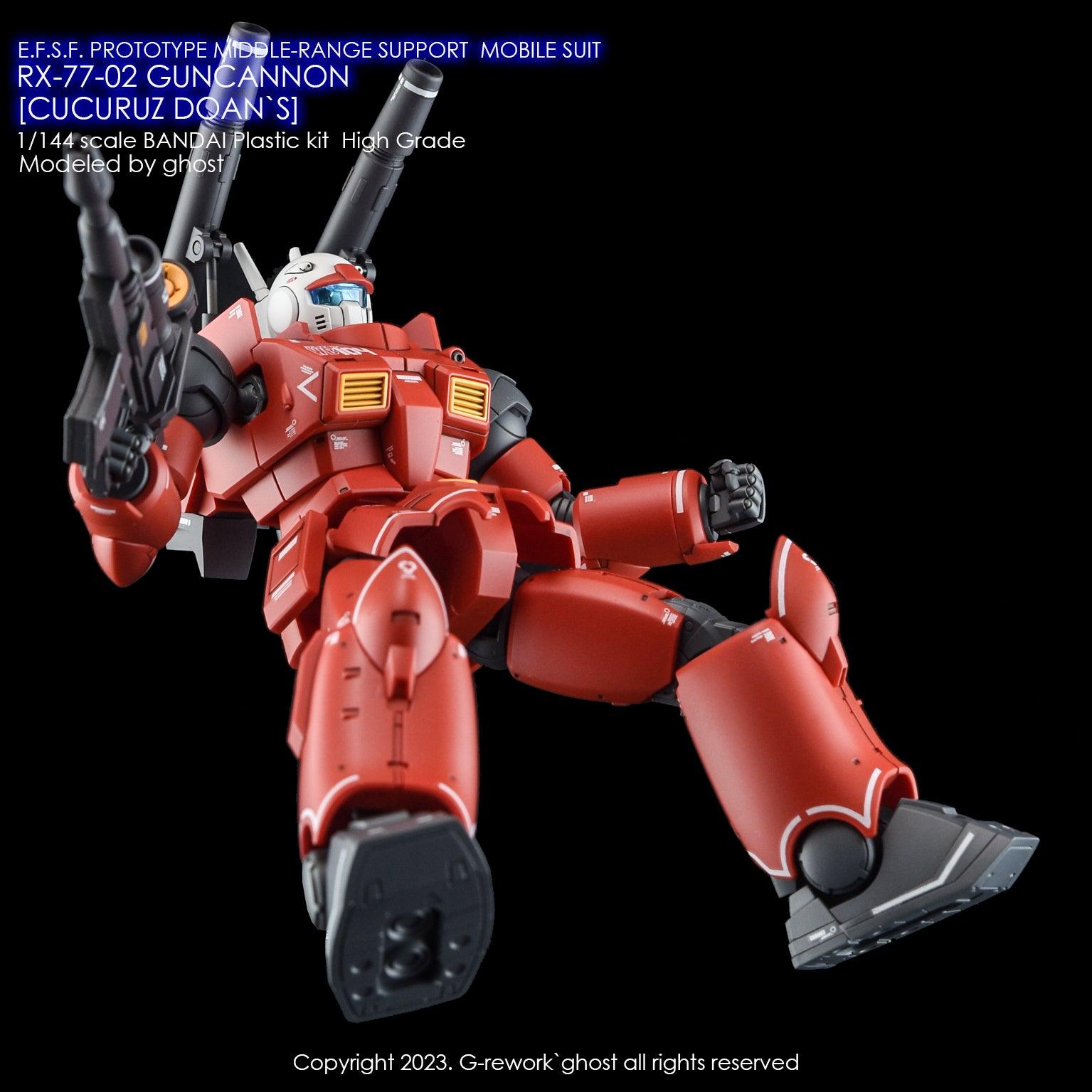 G - Rework [HG] RX - 77 - 02 GUNCANNON [ CUCURUZ DOAN`S ] - Gundam Extra - Your BEST Gunpla Supplier