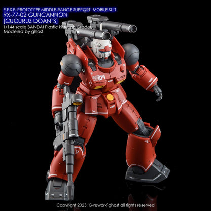 G - Rework [HG] RX - 77 - 02 GUNCANNON [ CUCURUZ DOAN`S ] - Gundam Extra - Your BEST Gunpla Supplier