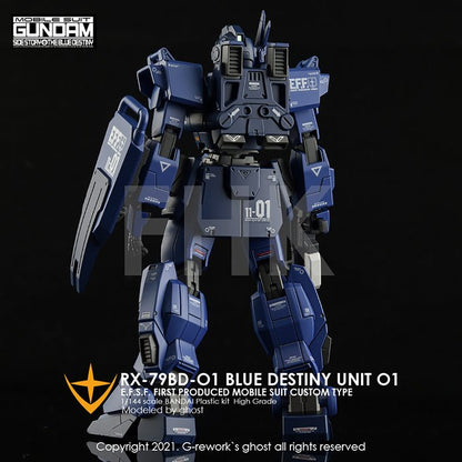 G - Rework [HG] RX - 79 BD - 01 [BLUE DESTINY] - Gundam Extra - Your BEST Gunpla Supplier