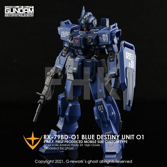 G - Rework [HG] RX - 79 BD - 01 [BLUE DESTINY] - Gundam Extra - Your BEST Gunpla Supplier