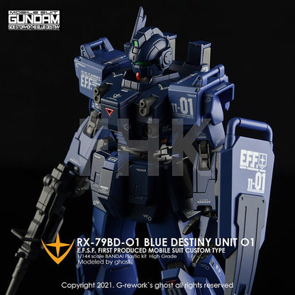 G - Rework [HG] RX - 79 BD - 01 [BLUE DESTINY] - Gundam Extra - Your BEST Gunpla Supplier