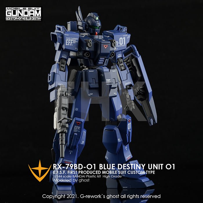 G - Rework [HG] RX - 79 BD - 01 [BLUE DESTINY] - Gundam Extra - Your BEST Gunpla Supplier