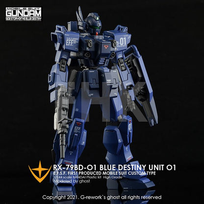 G - Rework [HG] RX - 79 BD - 01 [BLUE DESTINY] - Gundam Extra - Your BEST Gunpla Supplier