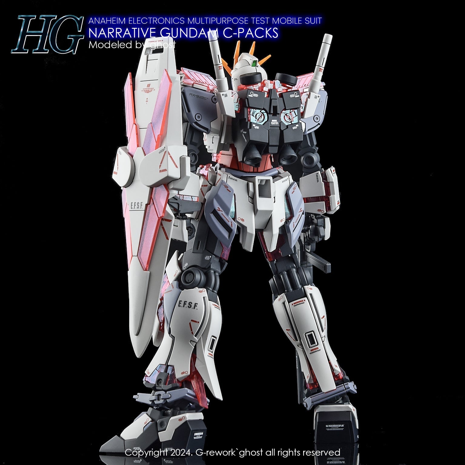 G-Rework [HG] RX-9/C NARRATIVE GUNDAM C-PACK – Gundam Extra-Your