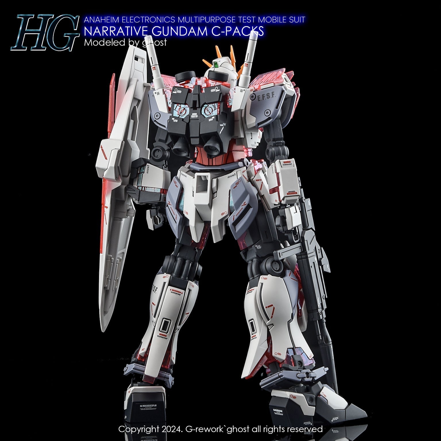 G-Rework [HG] RX-9/C NARRATIVE GUNDAM C-PACK – Gundam Extra-Your