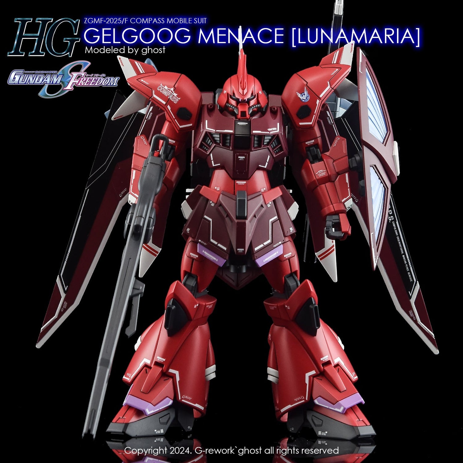 G - Rework [HG] [SEED] GELGOOG MENACE [ LUNAMARIA] - Gundam Extra - Your BEST Gunpla Supplier