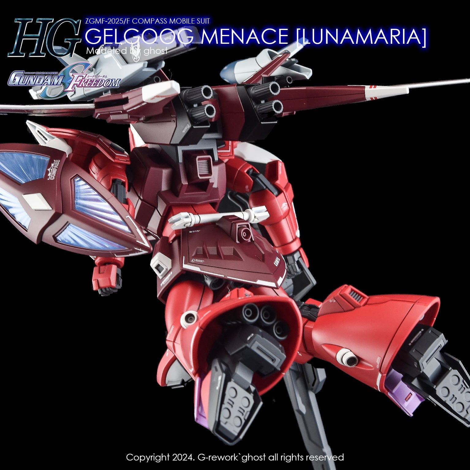 G - Rework [HG] [SEED] GELGOOG MENACE [ LUNAMARIA] - Gundam Extra - Your BEST Gunpla Supplier