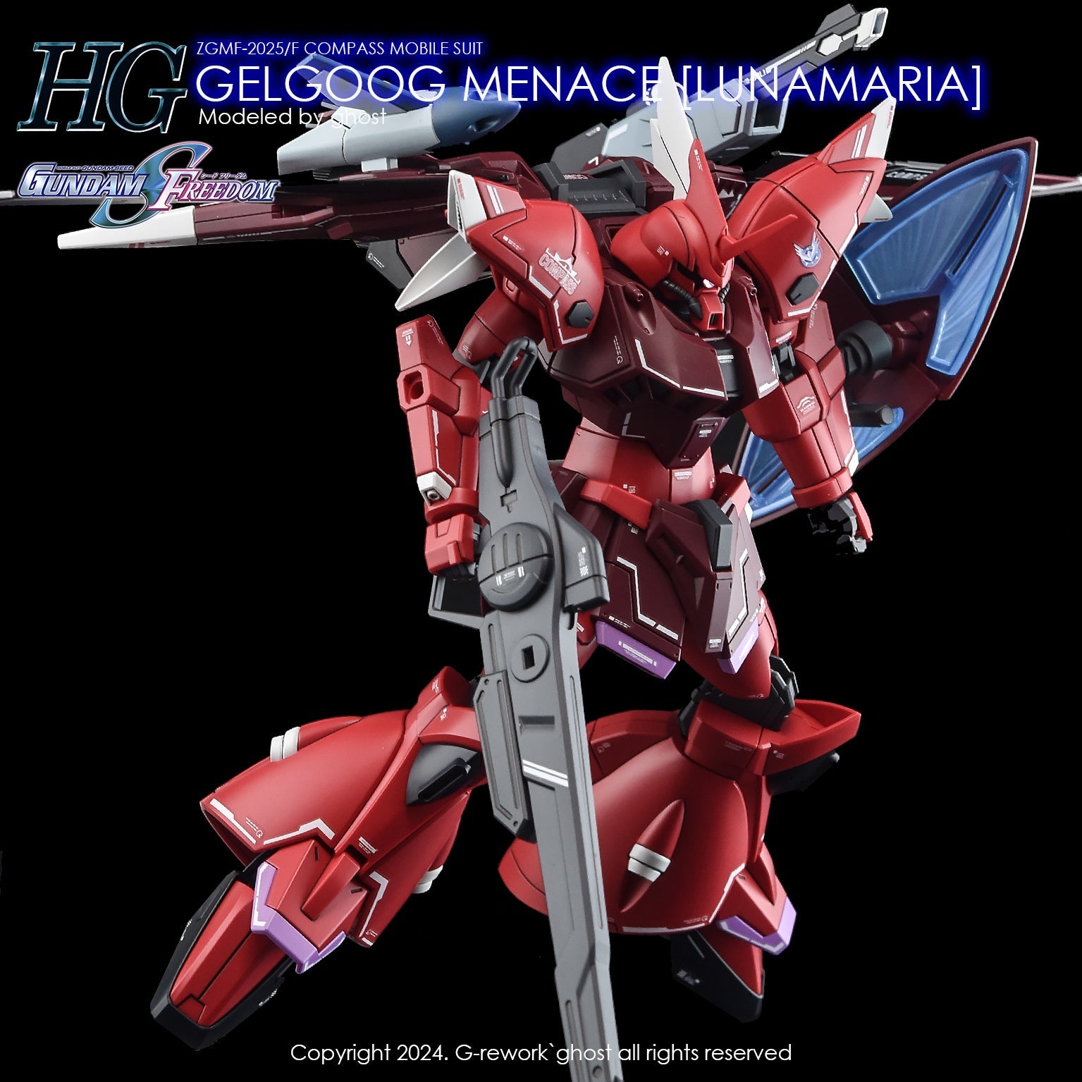 G - Rework [HG] [SEED] GELGOOG MENACE [ LUNAMARIA] - Gundam Extra - Your BEST Gunpla Supplier