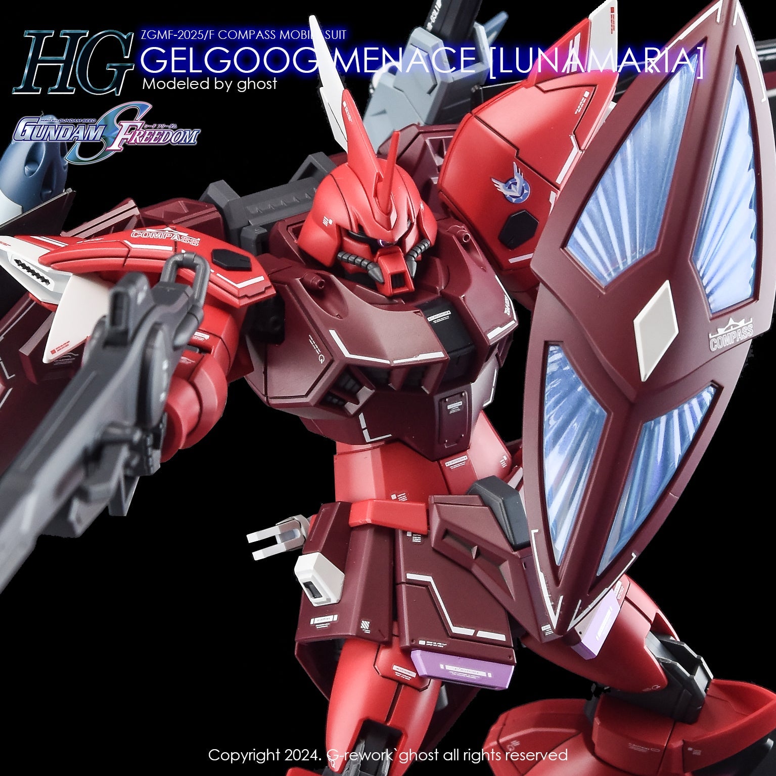 G - Rework [HG] [SEED] GELGOOG MENACE [ LUNAMARIA] - Gundam Extra - Your BEST Gunpla Supplier