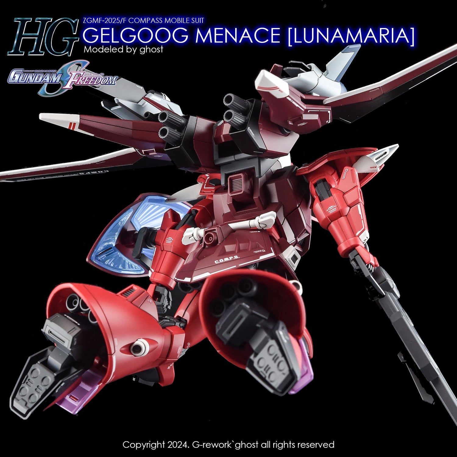 G - Rework [HG] [SEED] GELGOOG MENACE [ LUNAMARIA] - Gundam Extra - Your BEST Gunpla Supplier