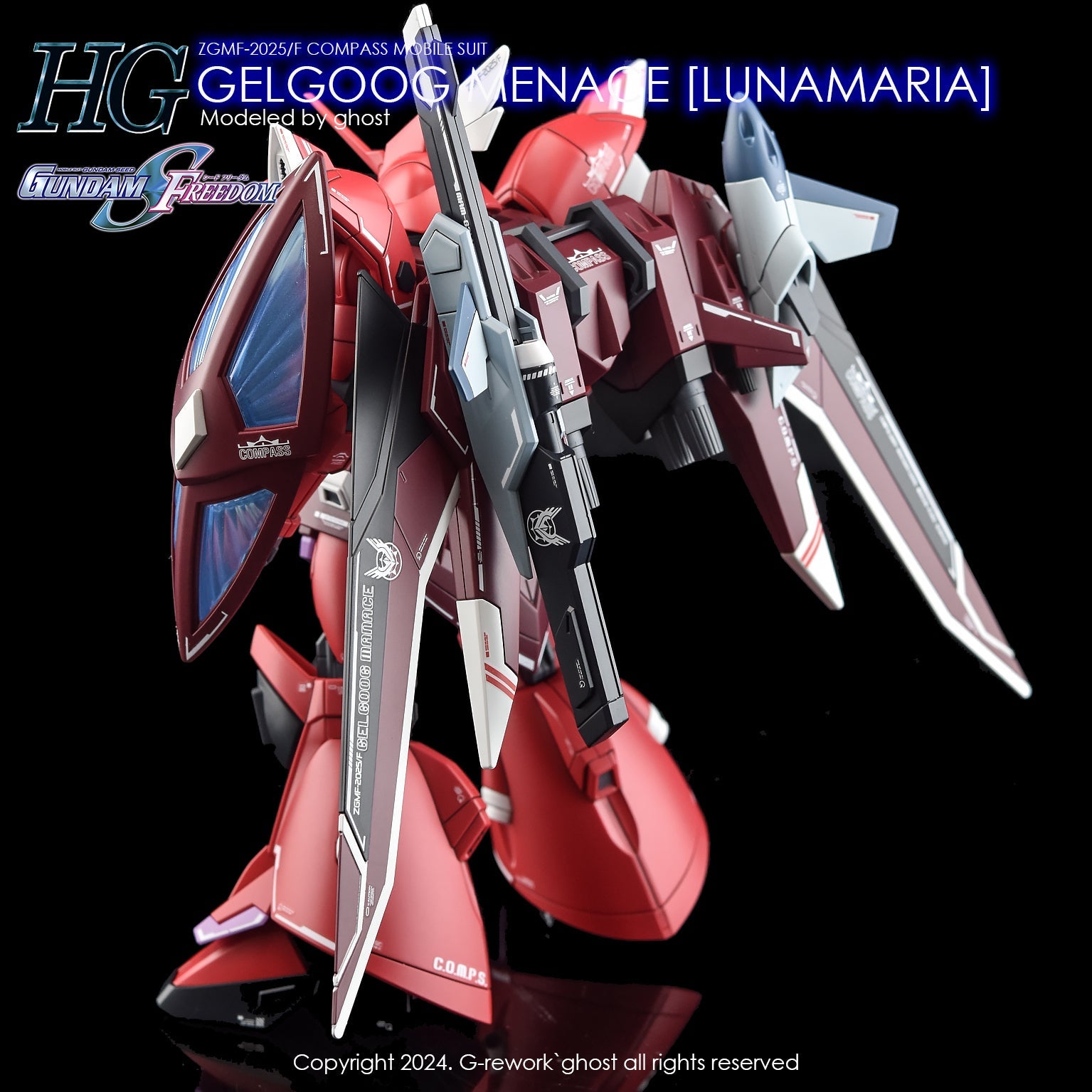 G - Rework [HG] [SEED] GELGOOG MENACE [ LUNAMARIA] - Gundam Extra - Your BEST Gunpla Supplier