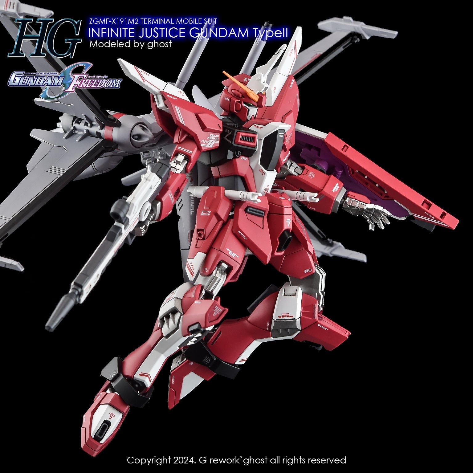 G-Rework [HG] [SEED] INFINITE JUSTICE GUNDAM TYPE 2 – Gundam Extra