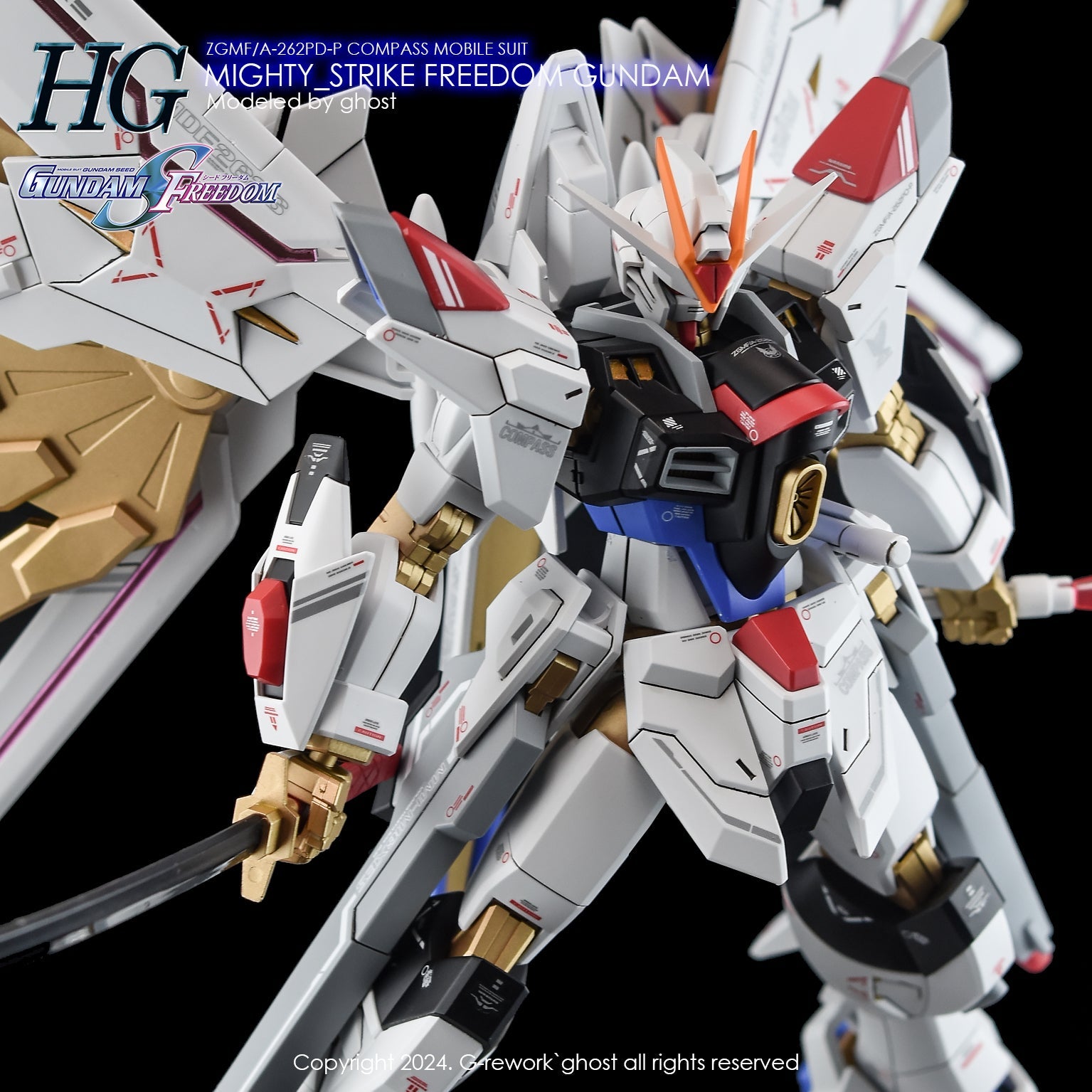 G-Rework [HG] [SEED] MIGHTY STRIKE FREEDOM – Gundam Extra-Your