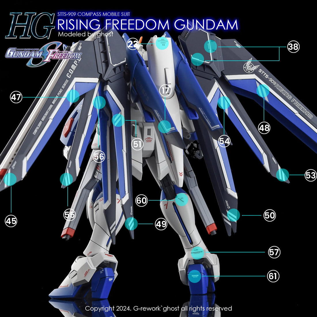 G - Rework [HG] [SEED] RISING FREEDOM GUNDAM - Gundam Extra - Your BEST Gunpla Supplier