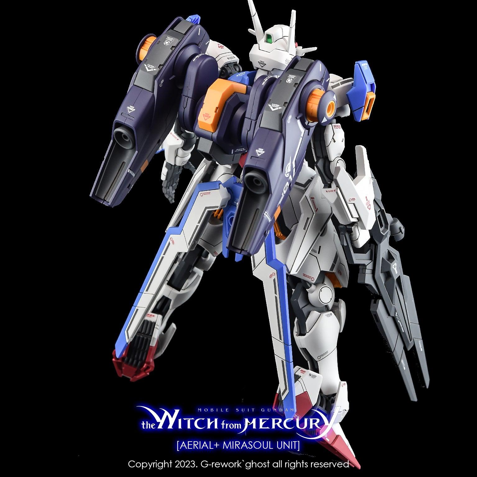 G - Rework [HG] [witch from mercury] AERIAL+ MIRASOUL UNIT - Gundam Extra - Your BEST Gunpla Supplier