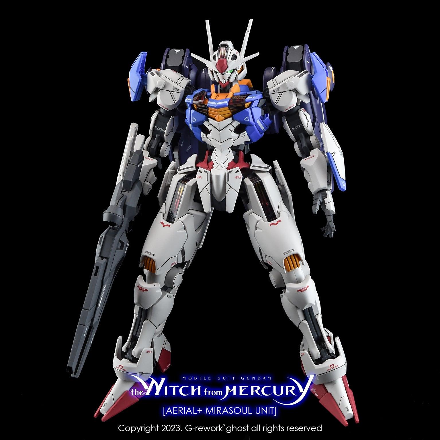 G - Rework [HG] [witch from mercury] AERIAL+ MIRASOUL UNIT - Gundam Extra - Your BEST Gunpla Supplier