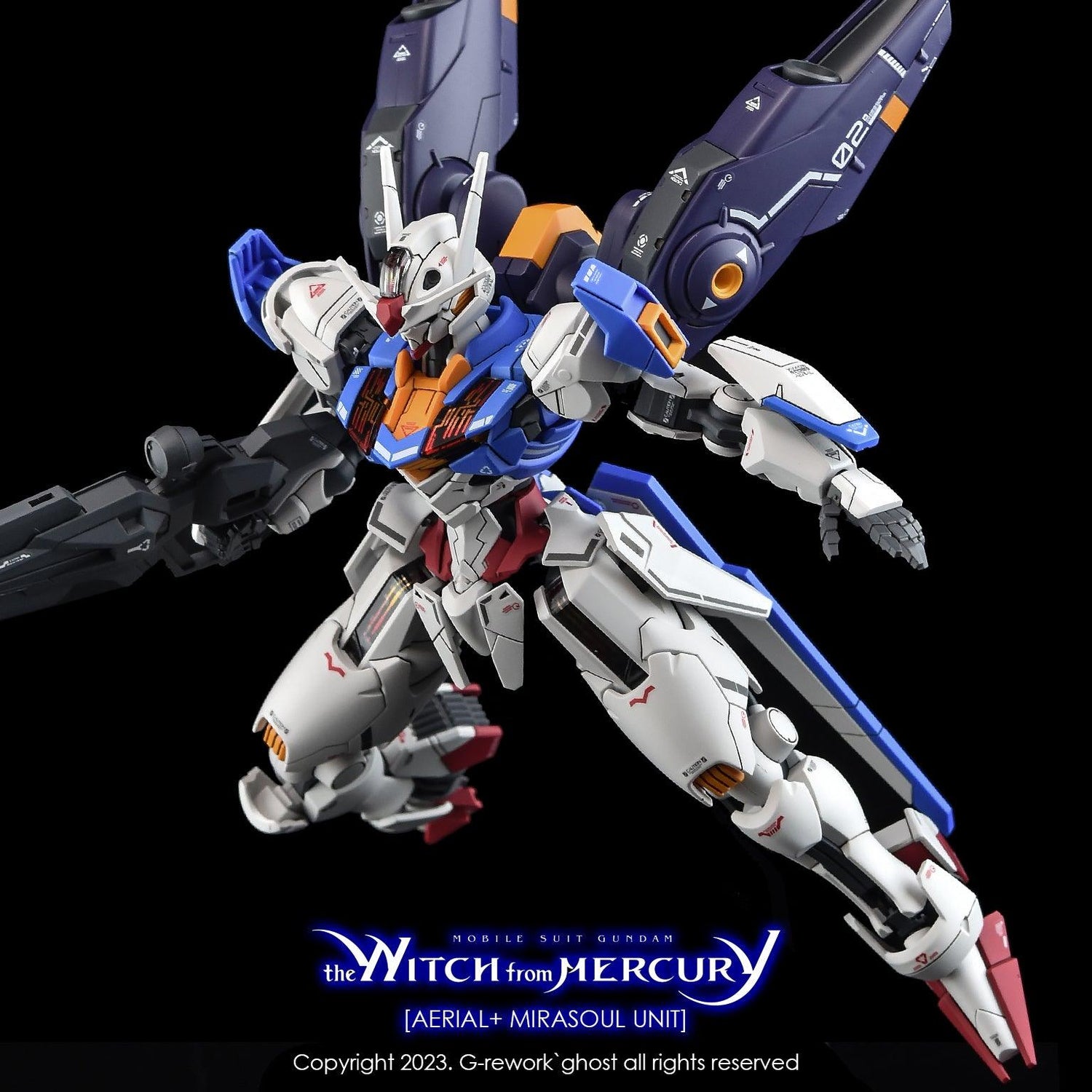 G - Rework [HG] [witch from mercury] AERIAL+ MIRASOUL UNIT - Gundam Extra - Your BEST Gunpla Supplier