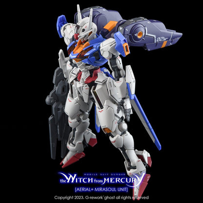 G - Rework [HG] [witch from mercury] AERIAL+ MIRASOUL UNIT - Gundam Extra - Your BEST Gunpla Supplier