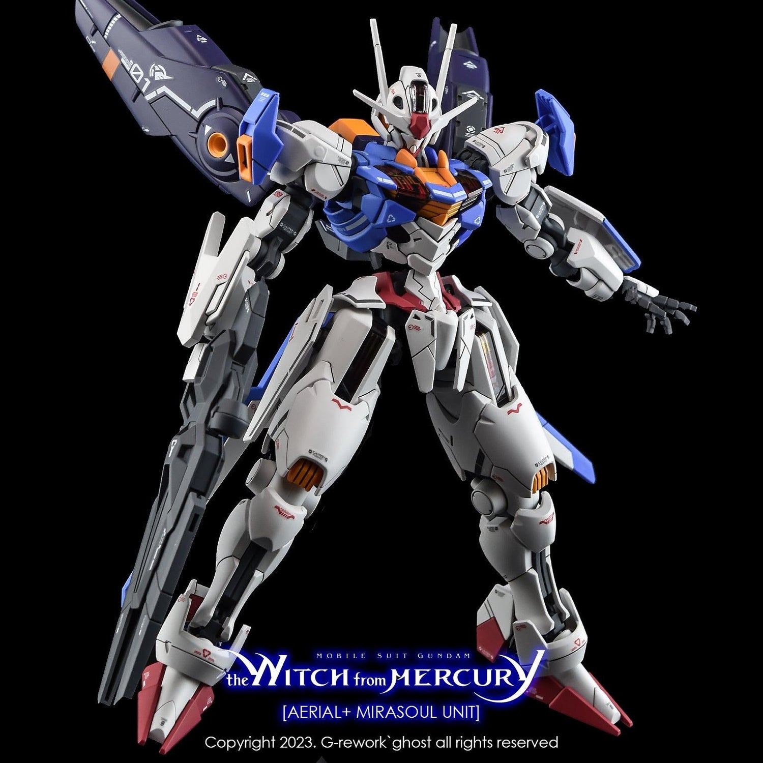 G - Rework [HG] [witch from mercury] AERIAL+ MIRASOUL UNIT - Gundam Extra - Your BEST Gunpla Supplier