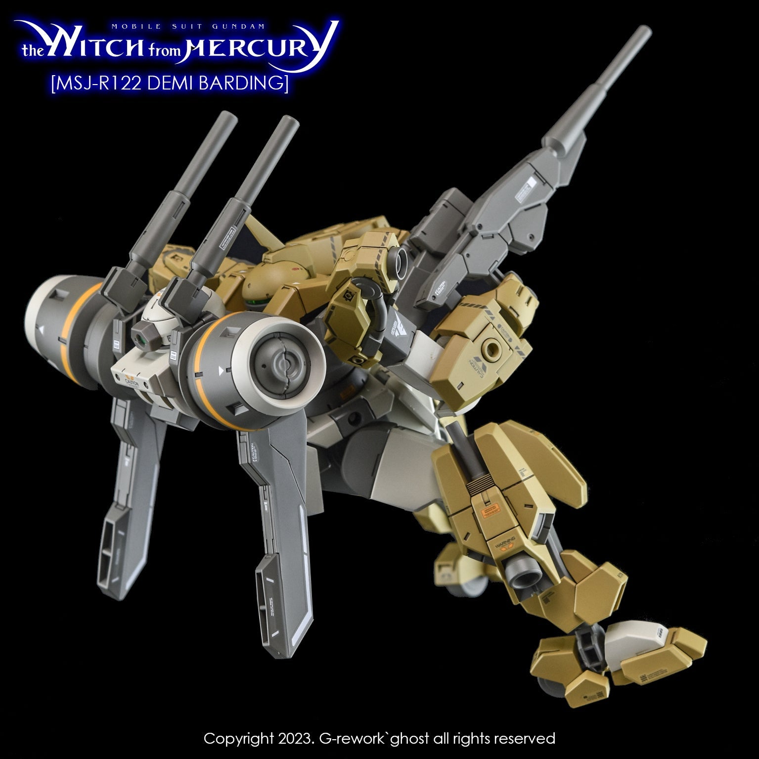 G - Rework [HG] [witch from mercury] Demi Barding (DEMI SERIES) - Gundam Extra - Your BEST Gunpla Supplier