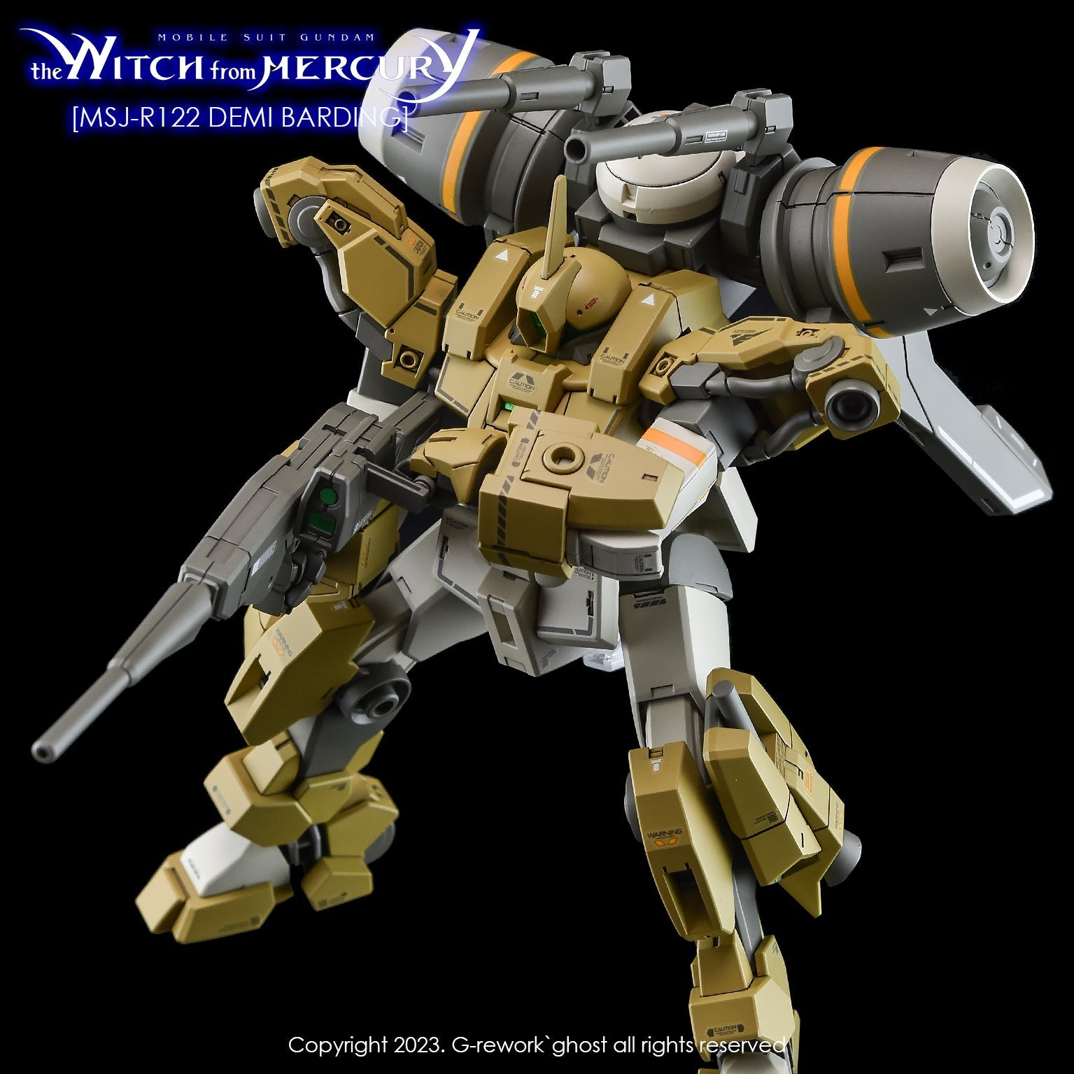 G - Rework [HG] [witch from mercury] Demi Barding (DEMI SERIES) - Gundam Extra - Your BEST Gunpla Supplier