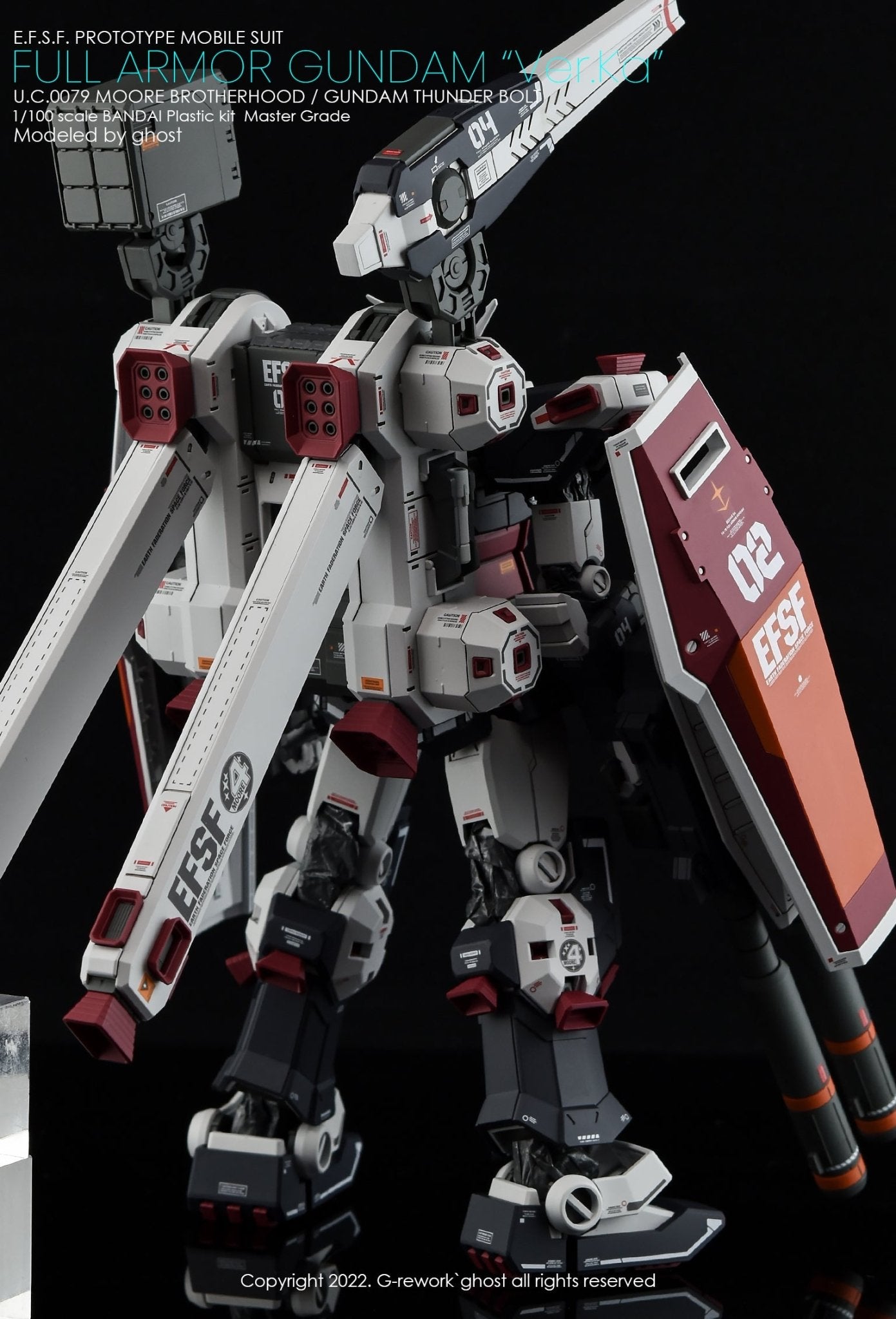 G - Rework [MG] FULL ARMOR GUNDAM Ver.Ka [GUNDAM THUNDERBOLT] - Gundam Extra - Your BEST Gunpla Supplier