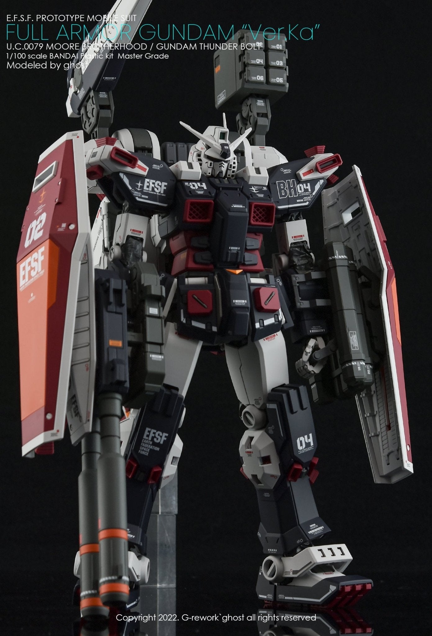 G - Rework [MG] FULL ARMOR GUNDAM Ver.Ka [GUNDAM THUNDERBOLT] - Gundam Extra - Your BEST Gunpla Supplier