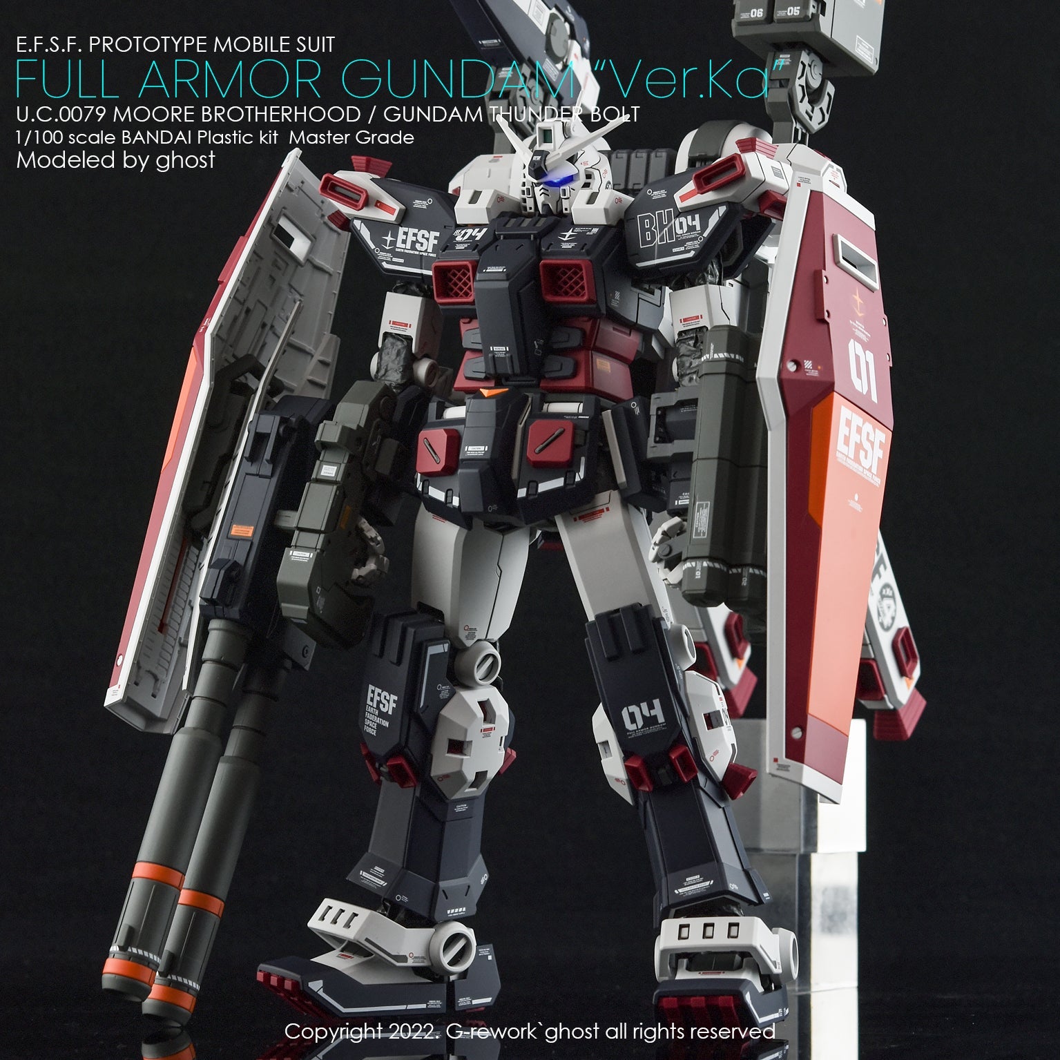 G - Rework [MG] FULL ARMOR GUNDAM Ver.Ka [GUNDAM THUNDERBOLT] - Gundam Extra - Your BEST Gunpla Supplier